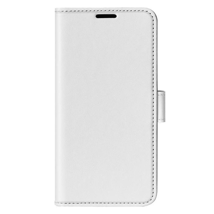 Bild 5, iPhone 15 Plus Fodral Crazy Horse Läder Vit