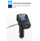 BT06 Bluetooth FM Sändare Med Display - Svart
