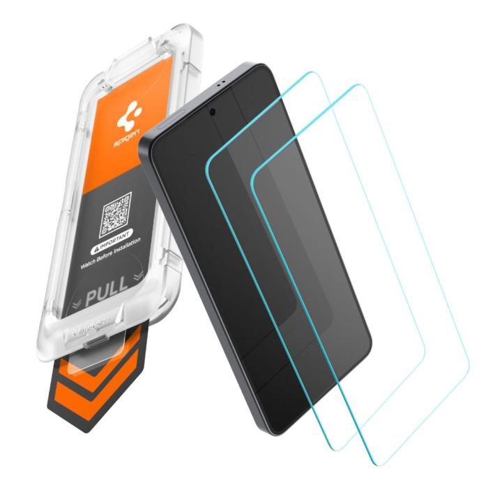 Bild 2, Spigen Galaxy S26 Plus 2-PACK Skärmskydd GLAS.tR 