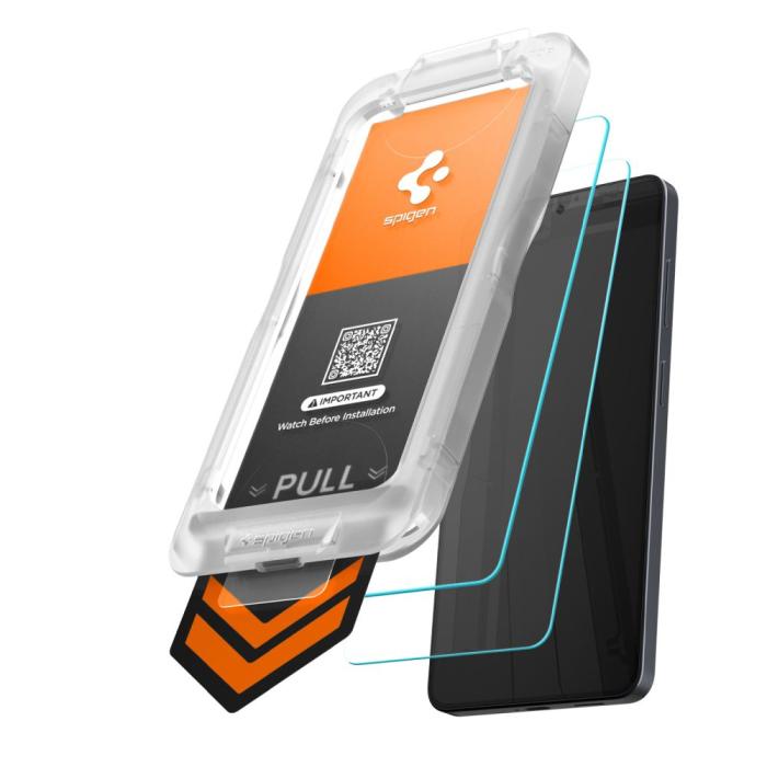 Bild 3, Spigen Galaxy S26 Plus 2-PACK Skärmskydd GLAS.tR 