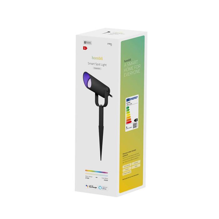 Bild 2, Hombli Smart Utomhus Spotlight 1-pack RGB CCT Svart