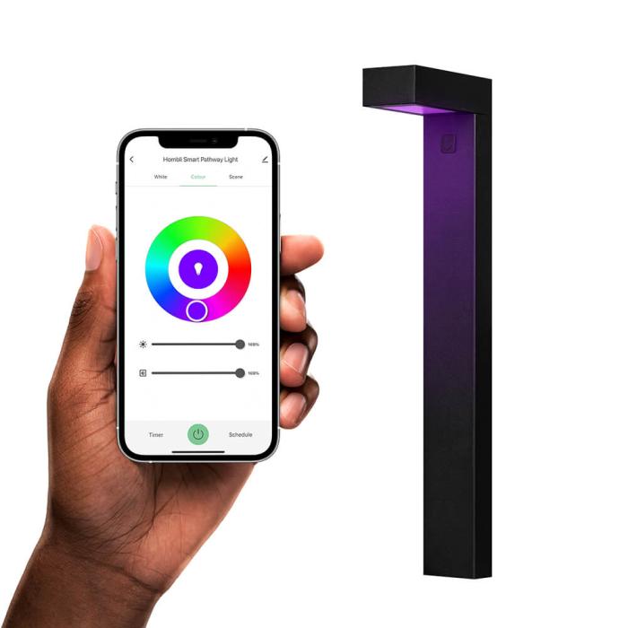 Bild 7, Hombli Smart Gångbelysning 3-pack RGB CCT Svart