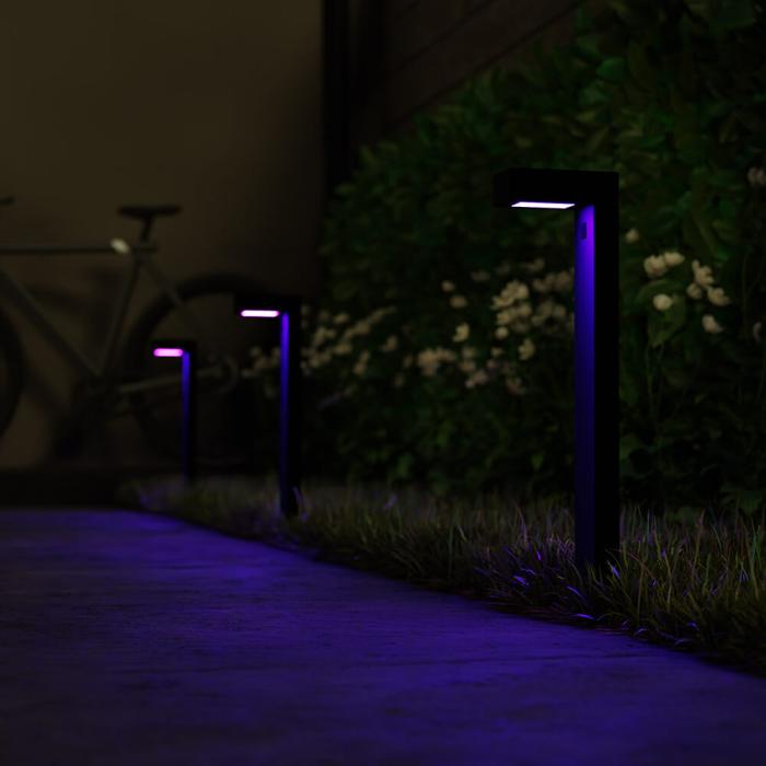 Bild 9, Hombli Smart Gångbelysning 3-pack RGB CCT Svart