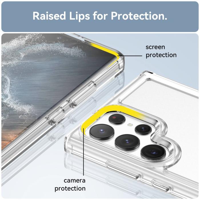 Bild 6, Samsung Galaxy S23 Ultra Skal Shockproof AirBag Transparent
