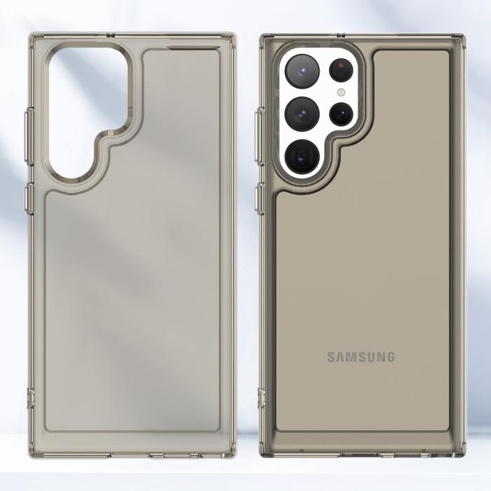 Bild 2, Samsung Galaxy S23 Ultra Skal Shockproof AirBag Tonad Svart