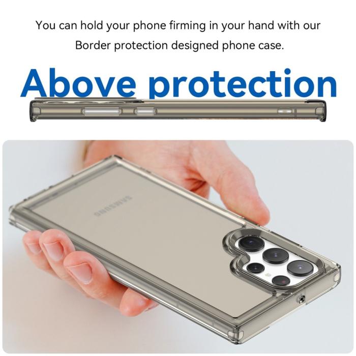 Bild 4, Samsung Galaxy S23 Ultra Skal Shockproof AirBag Tonad Svart