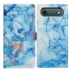 iPhone Air Fodral Med Tryck Bl&aring; Marmor