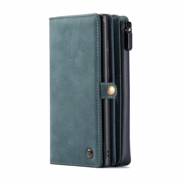 Bild 2, Samsung Galaxy S21 - CASEME 2-i-1 Multifunktionellt Plånboksfodral - Grön