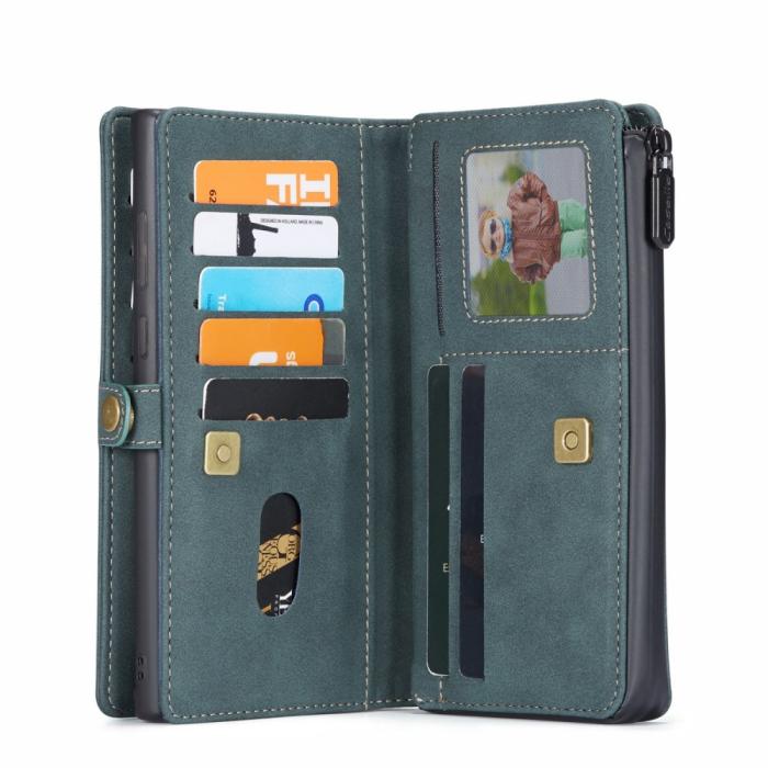 Bild 5, Samsung Galaxy S21 - CASEME 2-i-1 Multifunktionellt Plånboksfodral - Grön