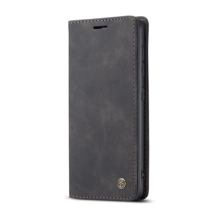 Bild 5, Samsung Galaxy S21 - CASEME Vintage Flip Fodral - Svart