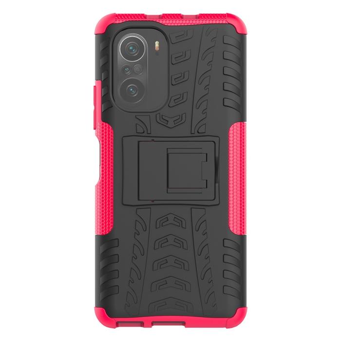 Bild 2, Xiaomi Mi 11i - Ultimata Stöttåliga Skalet med Stöd - Rosa