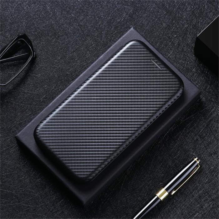 Bild 2, Xiaomi Redmi Note 10 Pro - Kolfiber Textur Fodral - Svart
