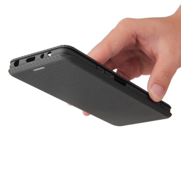 Bild 4, Xiaomi Redmi Note 10 Pro - Kolfiber Textur Fodral - Svart