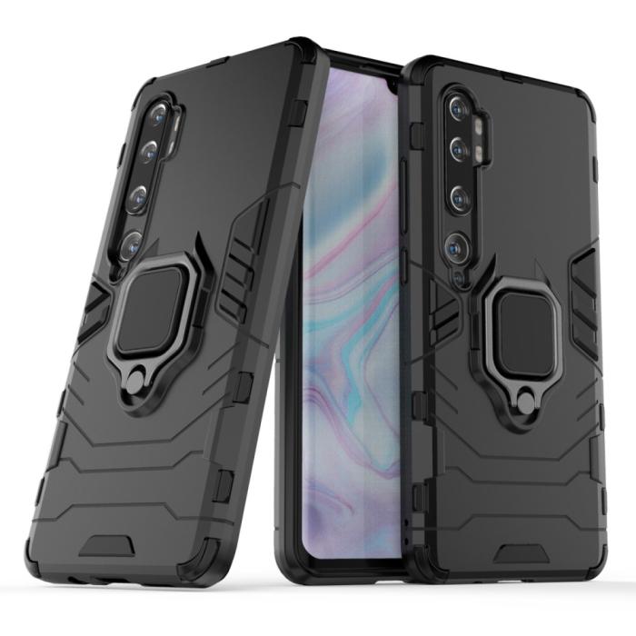 Bild 1, Xiaomi Mi Note 10/10 Pro - Hybrid Ring Skal - Svart
