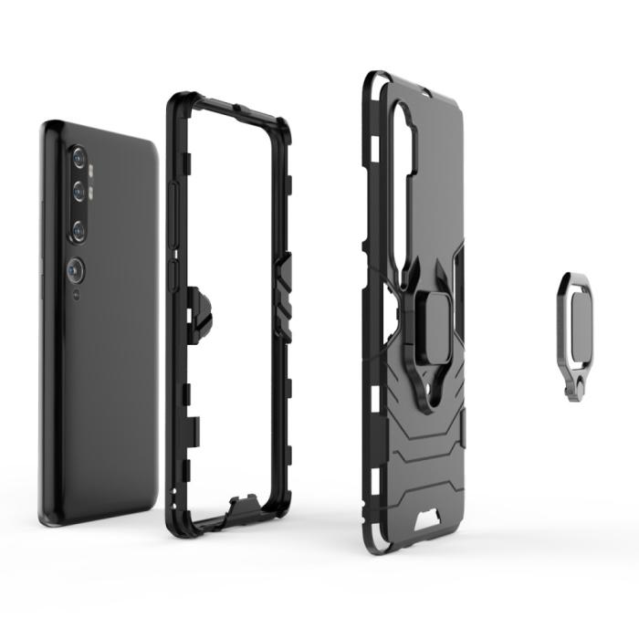Bild 3, Xiaomi Mi Note 10/10 Pro - Hybrid Ring Skal - Svart