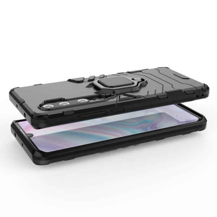 Bild 4, Xiaomi Mi Note 10/10 Pro - Hybrid Ring Skal - Svart