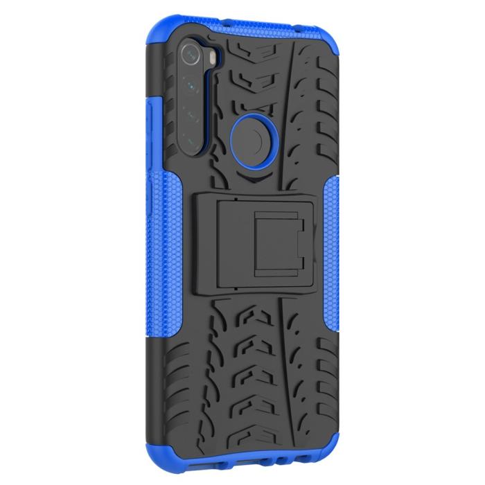 Bild 3, Xiaomi Redmi Note 8T - Ultimata Stöttåliga Skalet med Stöd - Blå