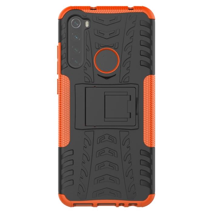 Bild 2, Xiaomi Redmi Note 8T - Ultimata Stöttåliga Skalet med Stöd - Orange