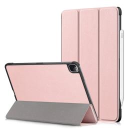 iPad Air 2020/2022/2024 / Pro 11 Fodral Tri-Fold Apple Pen Laddning Roséguld