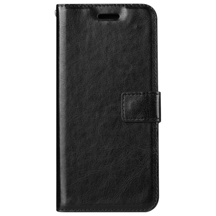 Bild 2, Xiaomi Redmi Note 9 Pro/Note 9S - Crazy Horse Plånboksfodral - Svart