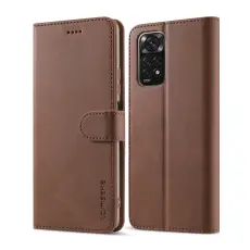 LC.IMEEKE Xiaomi Redmi Note 11 Pro 5G Fodral L&auml;der Brun