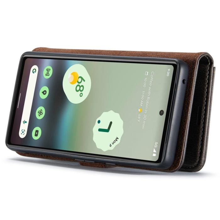Bild 3, DG.MING Google Pixel 6A 2in1 Magnet Fodral / Skal Grå