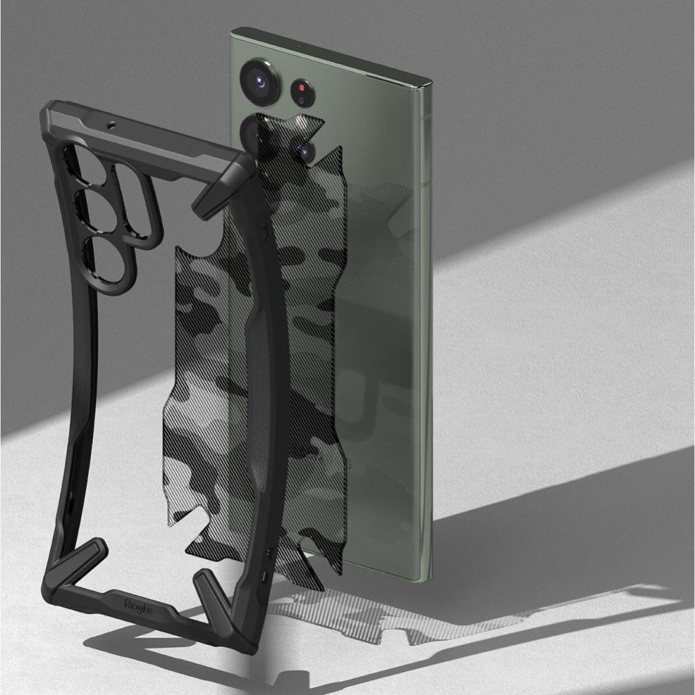 Ringke Galaxy S23 Ultra Skal Fusion X Camo Svart