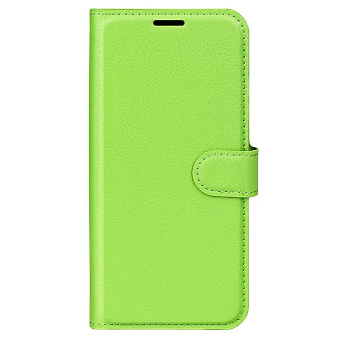 Bild 5, Xiaomi Redmi 13C 4G Fodral Litchi Läder Grön