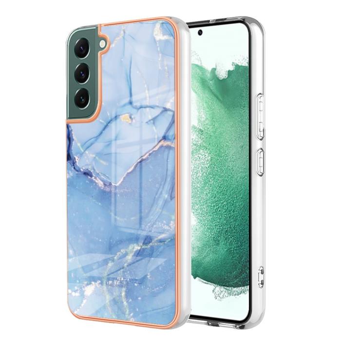 Bild 1, Samsung Galaxy S23 Plus Skal Marmor TPU Blå