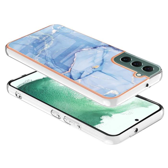 Bild 3, Samsung Galaxy S23 Plus Skal Marmor TPU Blå