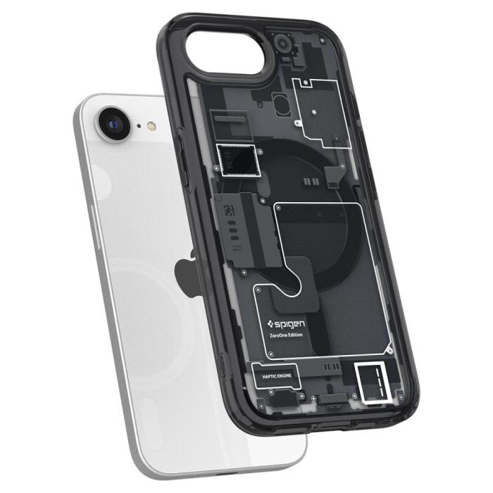 Bild 6, Spigen iPhone 17e / 16e Skal MagSafe Ultra Hybrid Zero One Svart