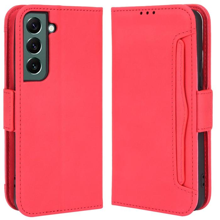 Bild 1, Samsung Galaxy S22 Plus Fodral Avtagbart Kortfodral Röd