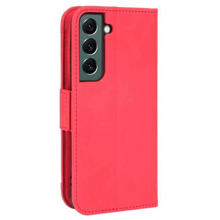 Bild 3, Samsung Galaxy S22 Plus Fodral Avtagbart Kortfodral Röd