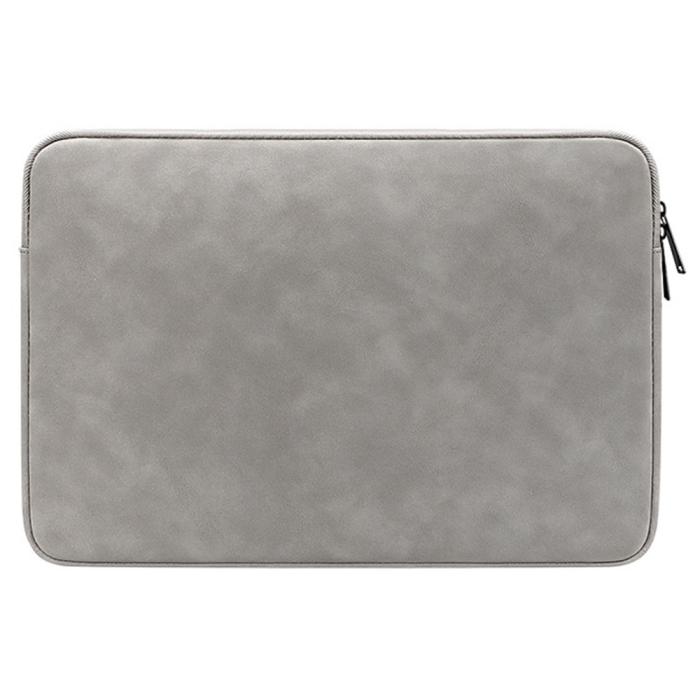 Bild 1, Läder Laptop Sleeve Med Mjukt Foder 14-15.4
