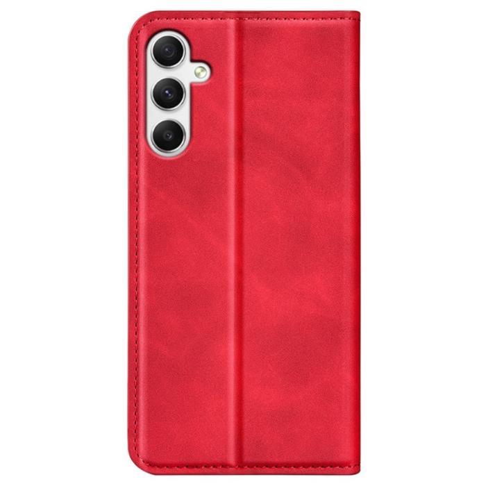 Bild 6, Samsung Galaxy A35 5G Fodral Flip Skin Touch Röd