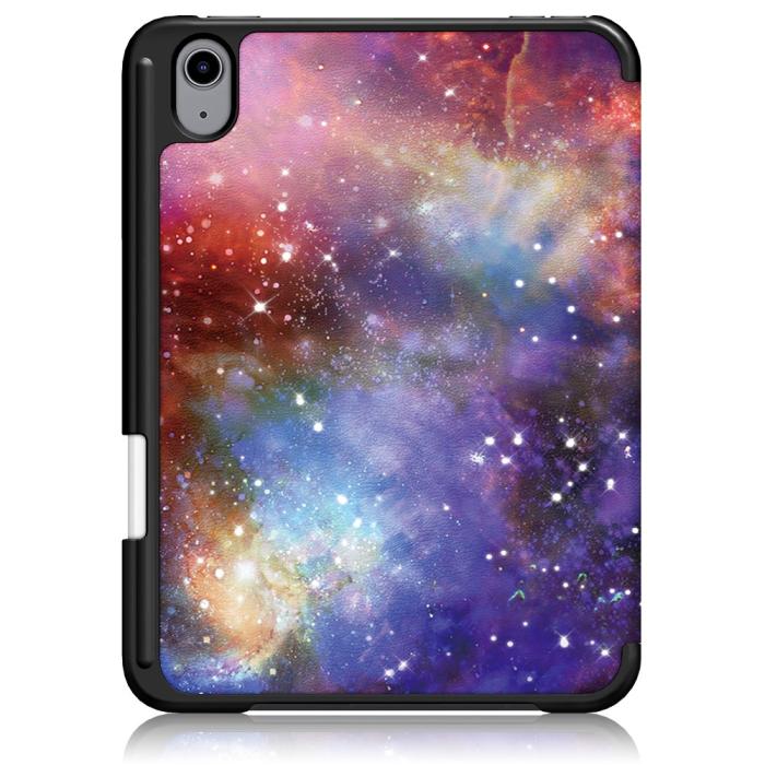Bild 3, iPad Mini 2024/2021 Fodral Tri-Fold Pennhållare Cosmic Space