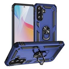 Samsung Galaxy A37 5G Skal Shockproof Hybrid Ring Bl&aring;