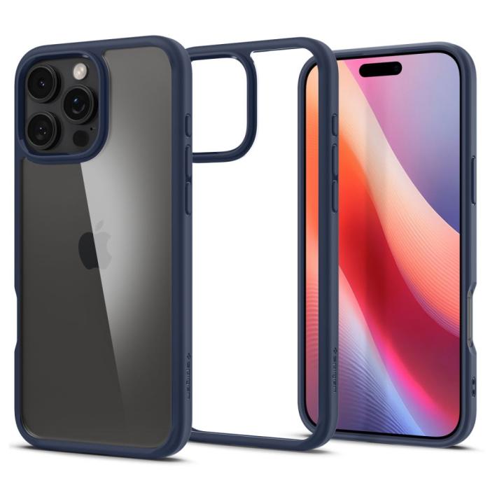 Bild 1, Spigen iPhone 16 Pro Skal Ultra Hybrid Navy Blue