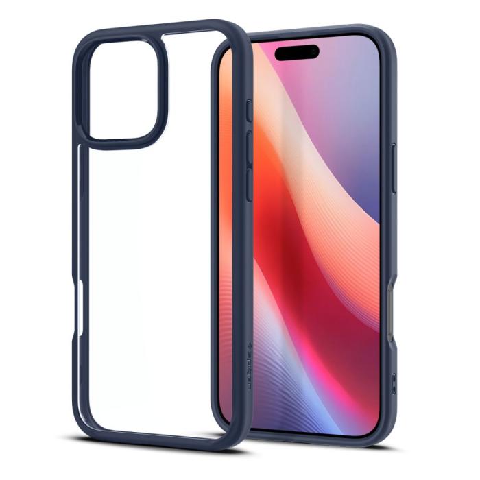 Bild 2, Spigen iPhone 16 Pro Skal Ultra Hybrid Navy Blue