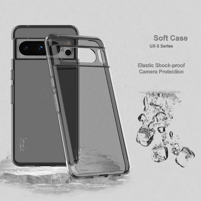 Bild 3, IMAK Google Pixel 8 Pro Skal TPU Tonad Svart