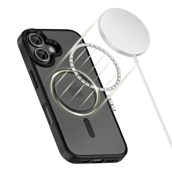 Bild 2, Tech-Protect iPhone 17 Skal MagSafe MagMat Matt Svart