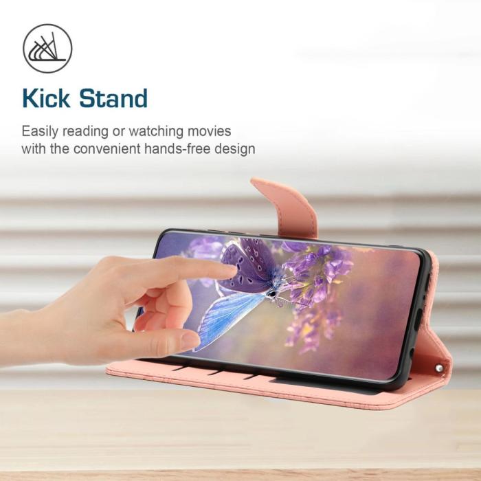 Bild 3, Xiaomi 13T / 13T Pro Fodral Med Tryck Rosa