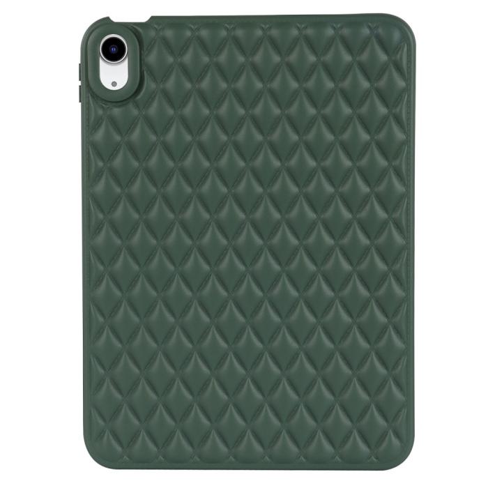 Bild 2, iPad Air 2025-2020 Skal Diamond Textur TPU Mörk Grön