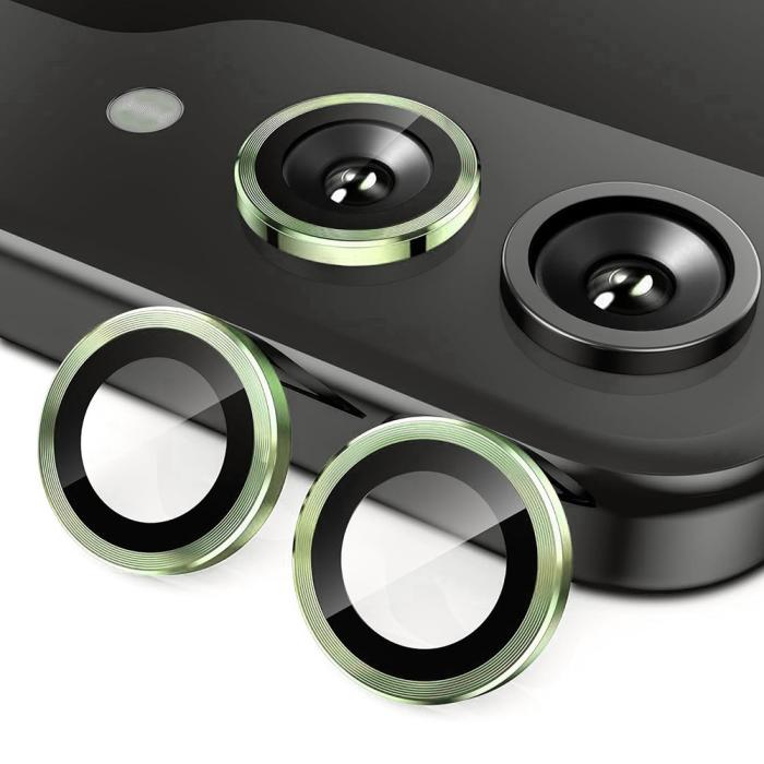 Bild 1, ENKAY Galaxy Z Flip 6 Linsskydd Härdat Glas Grön