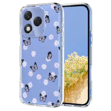 Honor 400 Lite Skal Med Tryck Fj&auml;rilar / Blommor