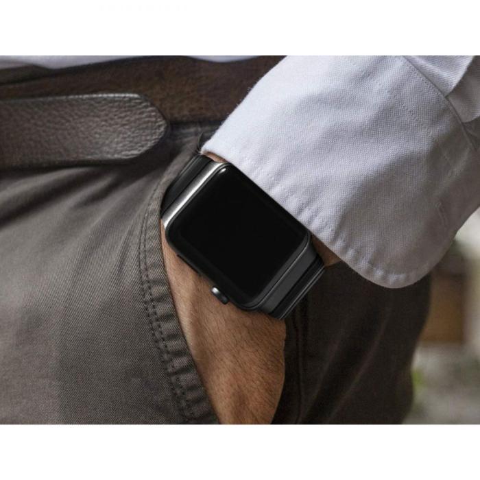 Bild 6, Tech-Protect Apple Watch 42/44/45/49 mm Metallarmband Svart
