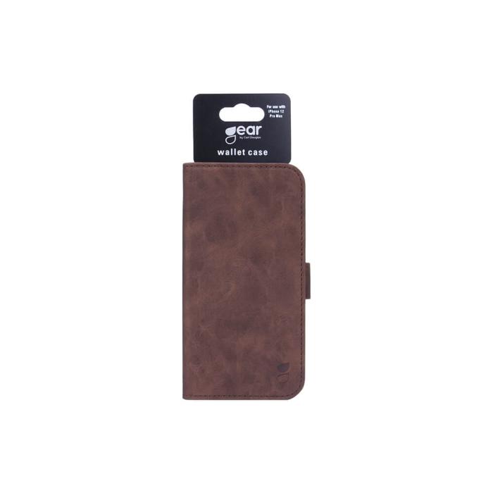 Bild 2, GEAR iPhone 12 Pro Max Fodral Nubuck Läder Brun