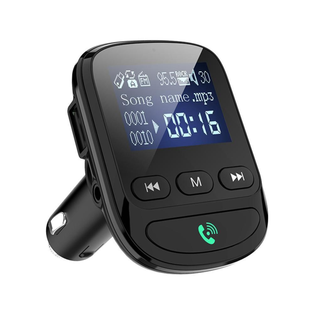 BT06 Bluetooth FM Sändare Med Display - Svart