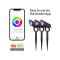 Hombli Smart Utomhus Spotlight 3-pack RGB CCT Svart