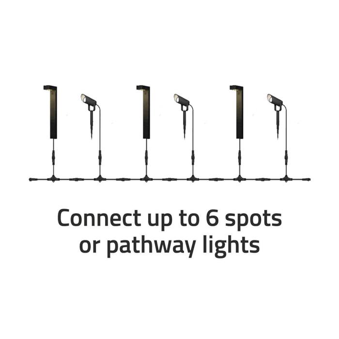 Bild 8, Hombli Smart Utomhus Spotlight 3-pack RGB CCT Svart